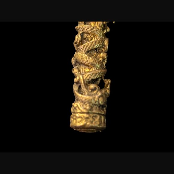 Thailand Amulets Luck Protection Magic Naga Snake Serpent Charm - Picture 9 of 10